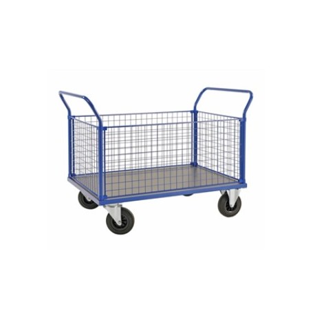 Wózek platformowy czteroburowy